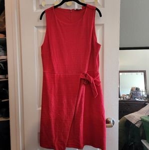 Loft Red Wrap Dress